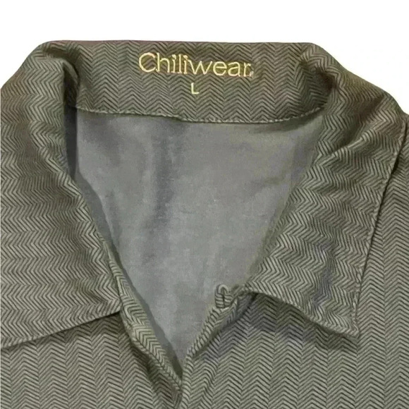 Penn State Men’s Button Up Lightweight Shirt Size Large Brand Chillwear Blue - Picture 3 of 3